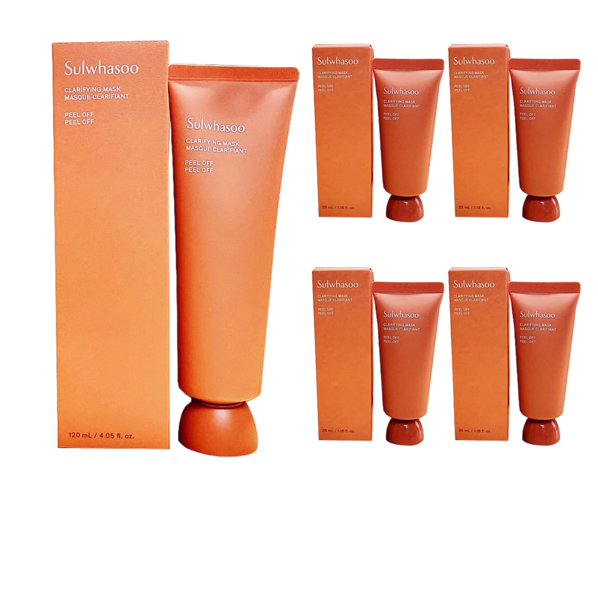 Clarifying Peel Off Mask 120ml + 35ml 4pcs + Cleansing Tissue