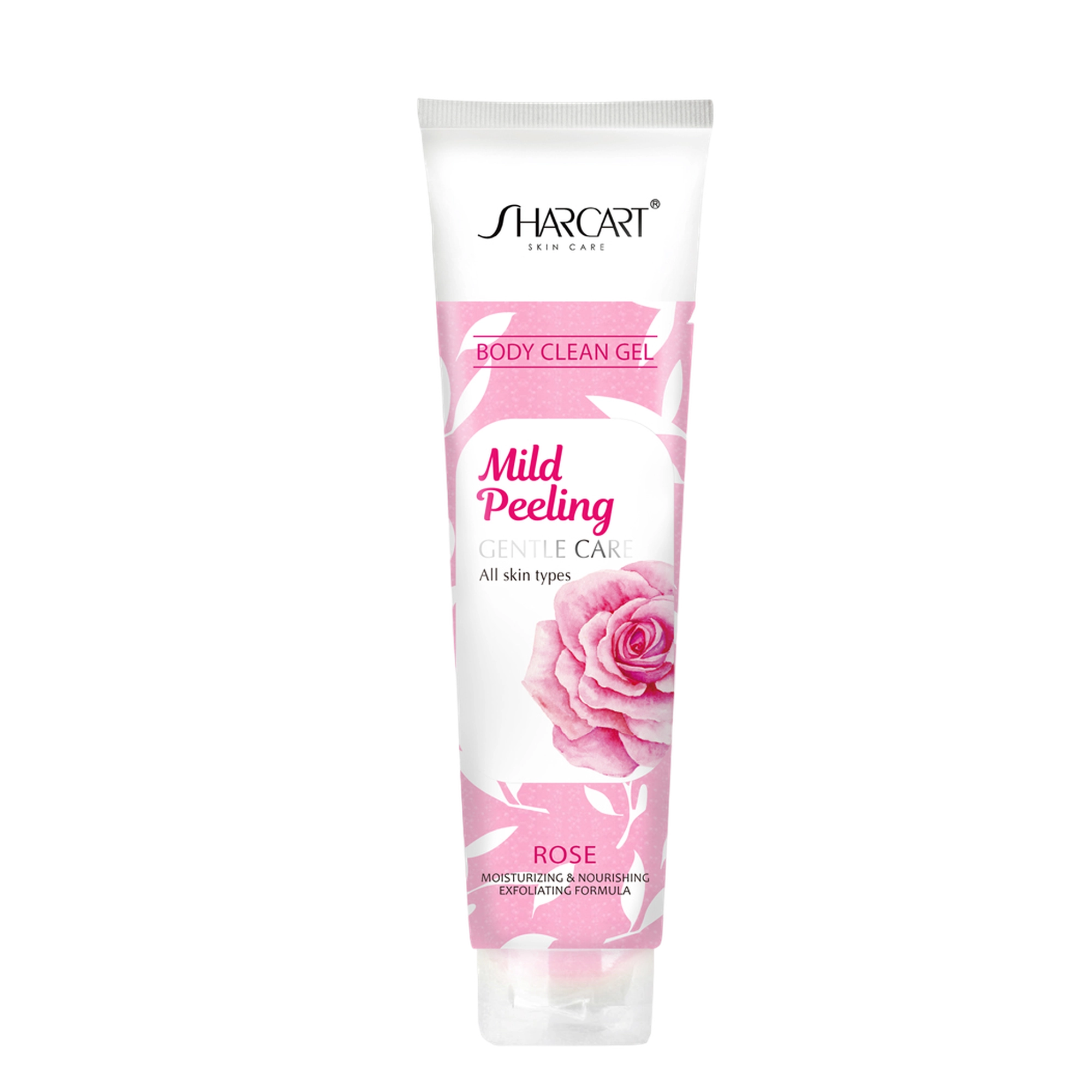 Face and Body Exfoliating Peeling Gel Rose Scent