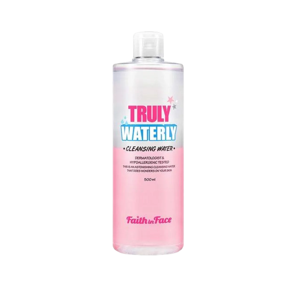 Truly Watery Cleansing Water, 500ml, 1pack