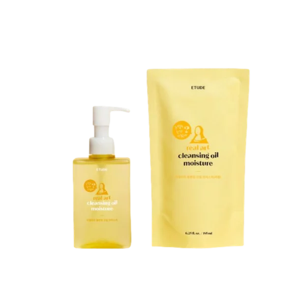 Real Art Cleansing Oil Moisture, 185ml+185ml, 1set