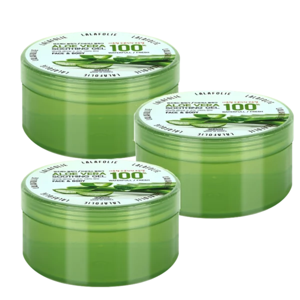 Aloe Vera 100% Soothing Gel, 300ml, 3-pack