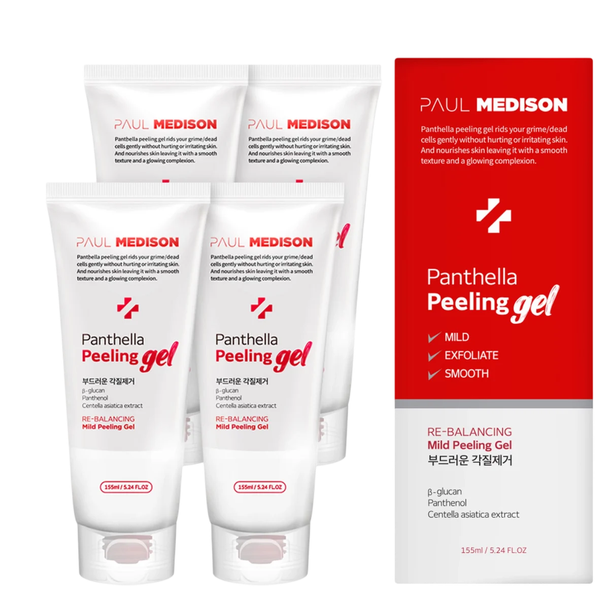 Pantella Peeling Gel, 155ml, 1pack