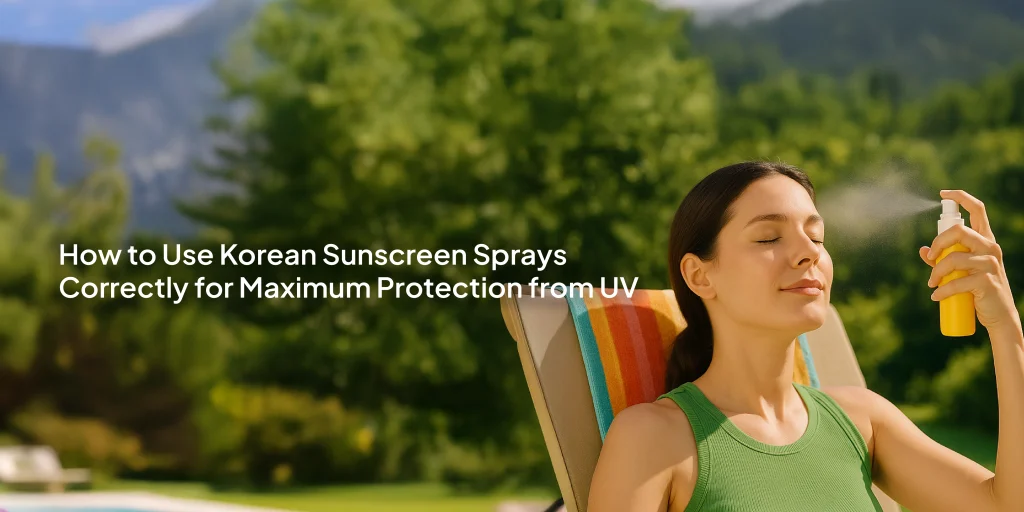 How to Use Korean Sunscreen Sprays