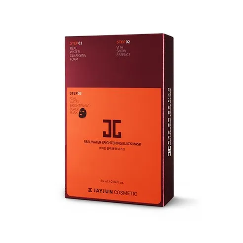 Real Water Brightening Black Mask