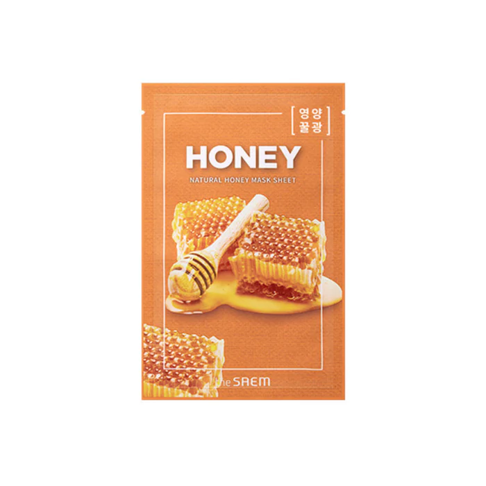 Natural Honey Sheet Mask, 6ea