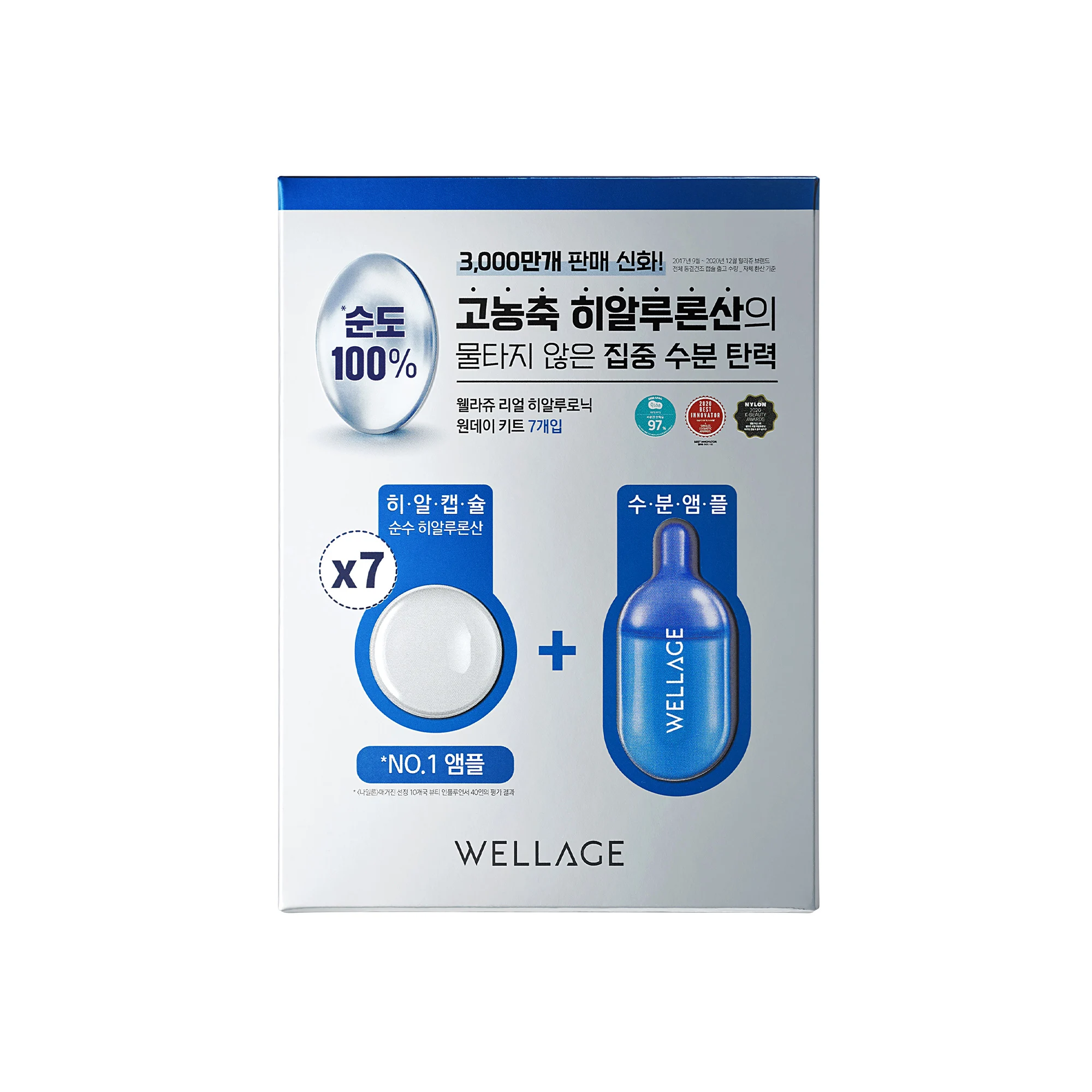 Real Hyaluronic One-day Kit, 7ea