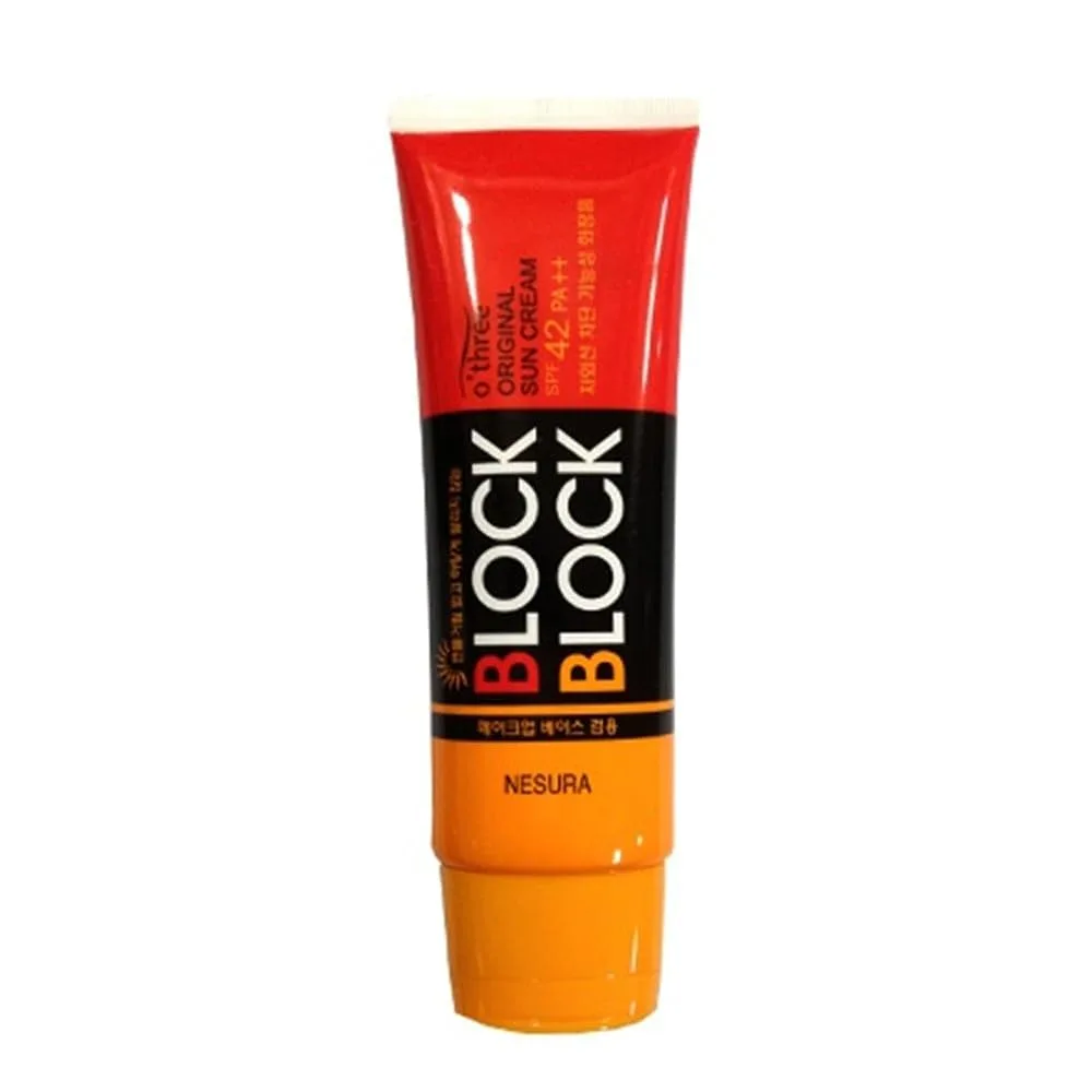 O'three Block & Block Original Sun Cream [SPF42/PA++], 50g