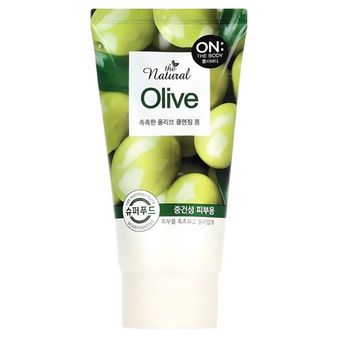 The Natural Moisturizing Olive Cleansing Foam, 120g