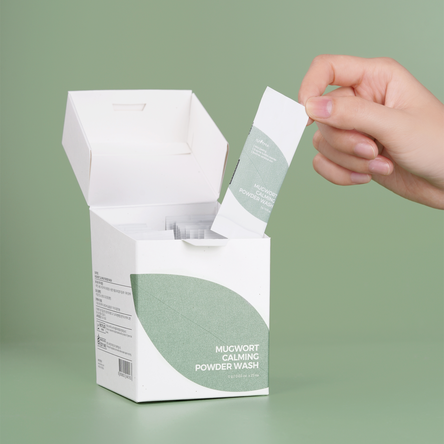 Mugwort Calming Powder Wash, 1g - Image 6