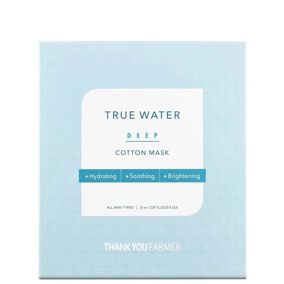 True Water Deep Cotton Mask, 5ea