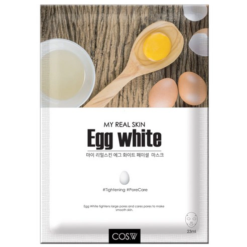 My Real Skin Egg White Facial Mask, 23ml