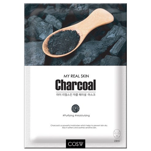 My Real Skin Charcoal Facial Mask, 23ml
