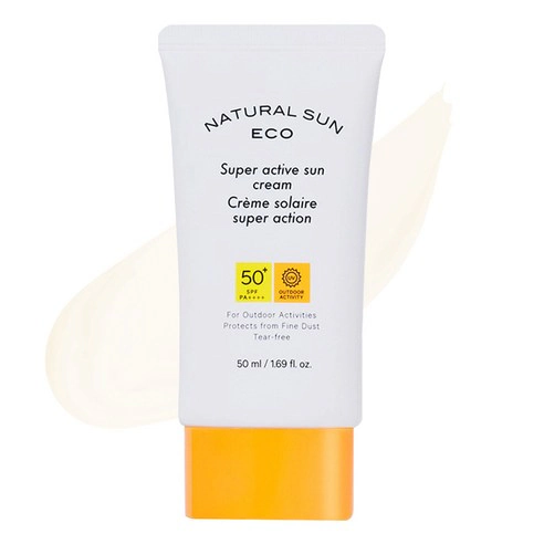 Natural Sun Eco Super Active Sun Cream [SPF50+/PA++++], 50ml