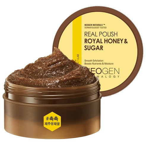 Real Polish Honey & Sugar Scrub, 100g