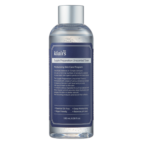 Supple Preparation Unscented Toner, 180ml