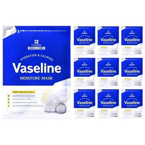 InSolution Vaseline Moisture Sheet Mask, 10ea