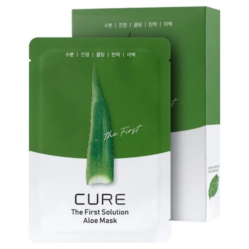 Cure The First Solution Aloe Mask, 1ea