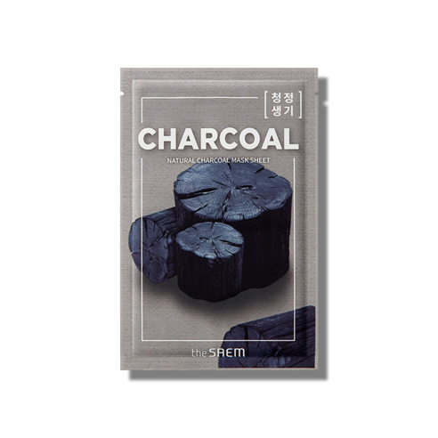 Natural Charcoal Sheet Mask, 1ea