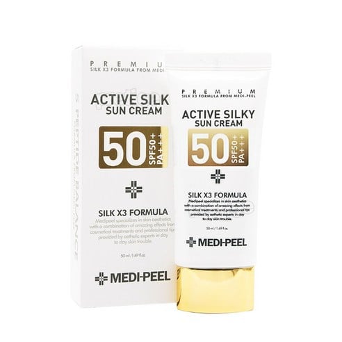 Active Silky Sun Cream [SPF50+/PA+++], 50ml