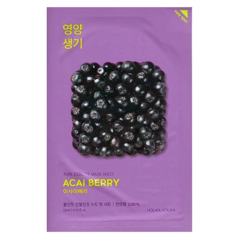 Pure Essence Mask Sheet [Acai Berry], 23ml