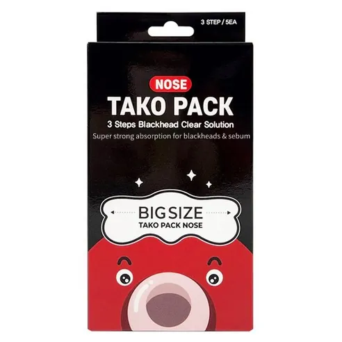 3STEP Tako Pack Nose [Octopus Nose Pack], 5ea