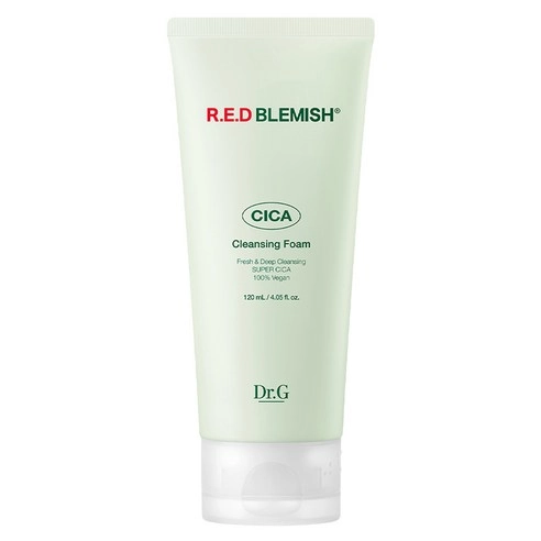 R.E.D Blemish Cica Cleansing Foam, 120ml, 1pack