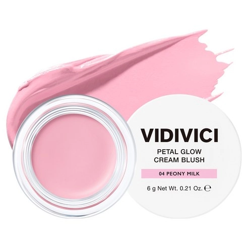 Petal Glow Cream Blush, 04 Peony Milk, 1pack