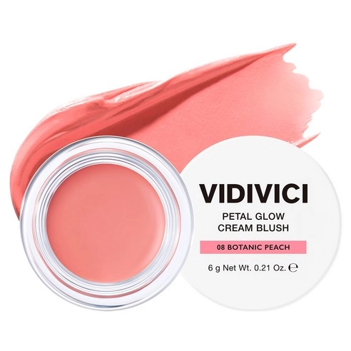 Petal Glow Cream Blush, 08 Botanic Peach, 1pack