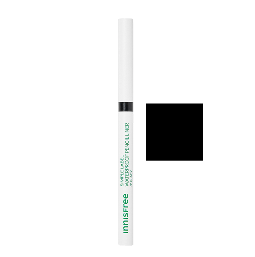 Waterproof Pencil Liner, 0.1g, 01 Black, 1pack