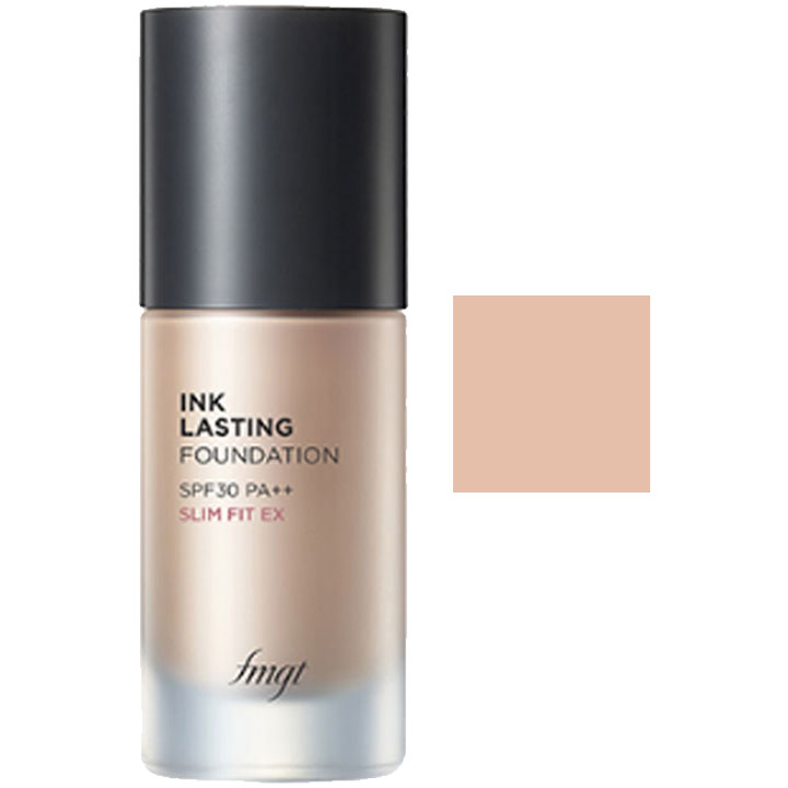 Ink Lasting Foundation Slim Fit EX, 30ml, V201 Apricot Beige, 1pack