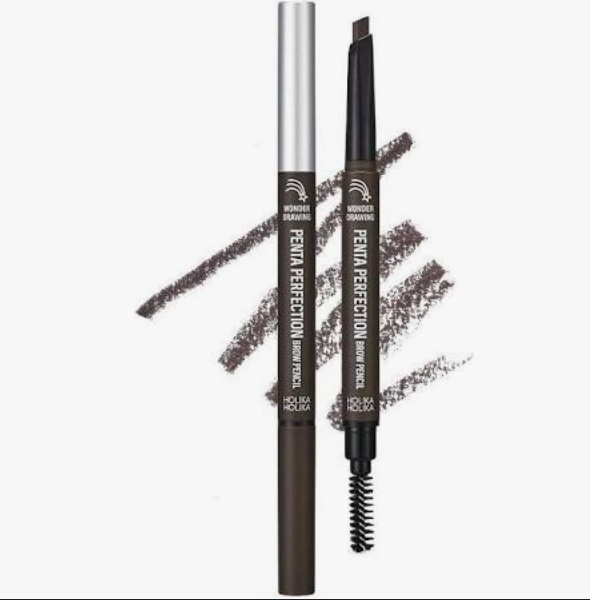 Penta Perfection Brow Pencil, 0.3g, 01 Dark Brown, 1pack