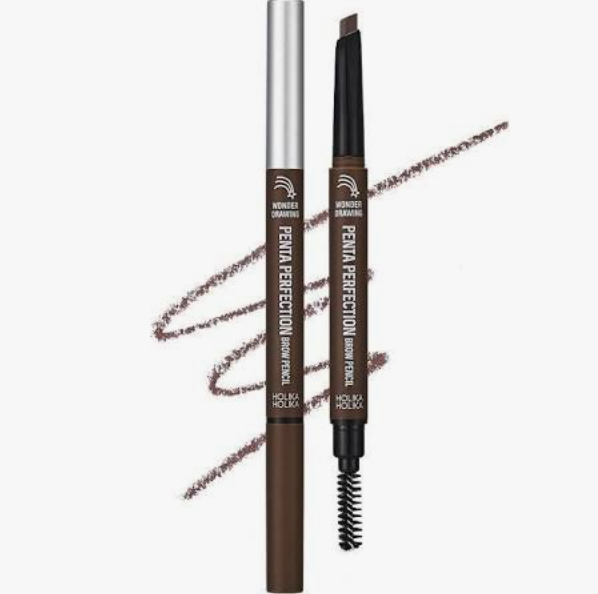 Penta Perfection Brow Pencil, 0.3g, 02 Natural Brown, 1pack