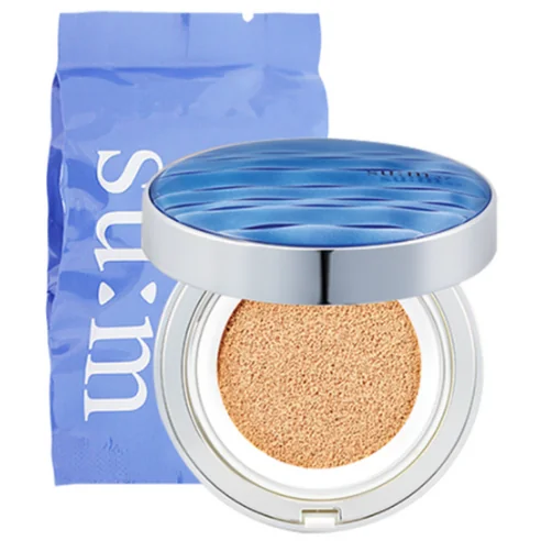 Water-full CC Cushion Perfect Finish [SPF50+/PA+++], 15g*2, 01 Light Beige, 1SET
