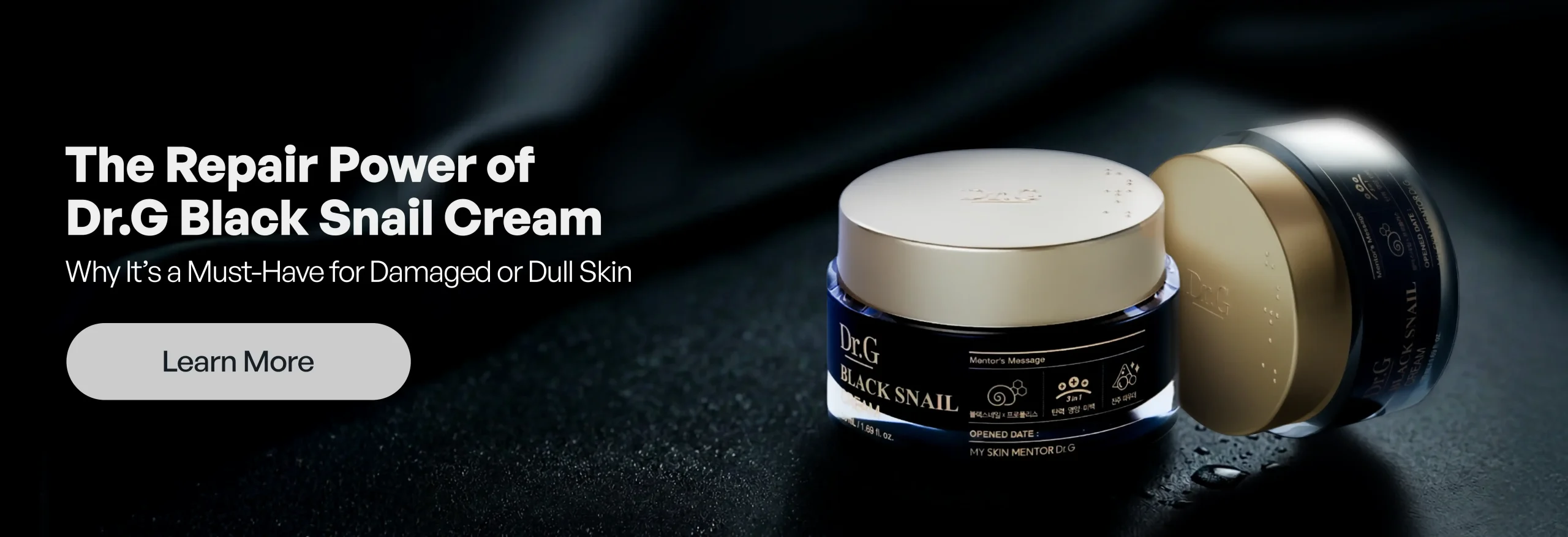 The Repair Power of Dr.G Black Snail Cream: Why It’s a Must-Have for Damaged or Dull Skin