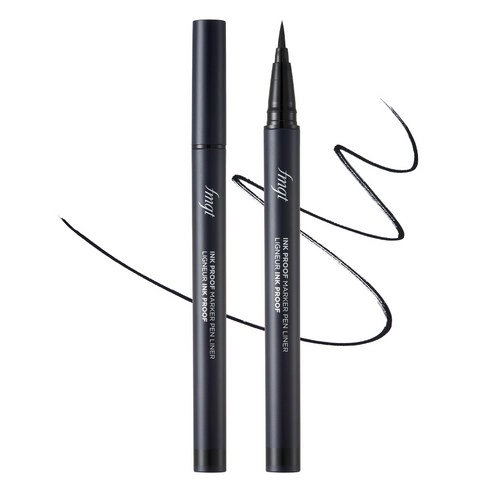 Ink Proof Marker Pen Liner, 0.6g, 01 Black Proof, 1pack