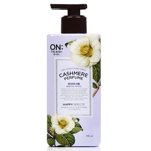 Cashmere Perfume Body Lotion [Happy Breeze], 400ml, 1pack