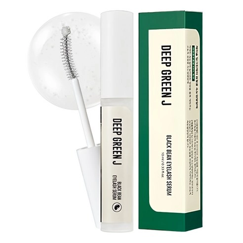 Deep Green Black Soybean Eyelash Nourishing Serum, 10ml, 1pack