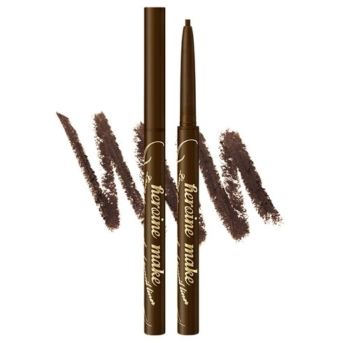 Heroine Make Long Stay Smooth Gel Pencil Liner, 0.1g, Dark Brown, 1pack