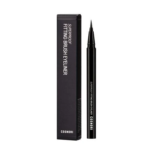 Super Proof Fitting Brush Eyeliner, 0.6g, 01 Black, 1pack