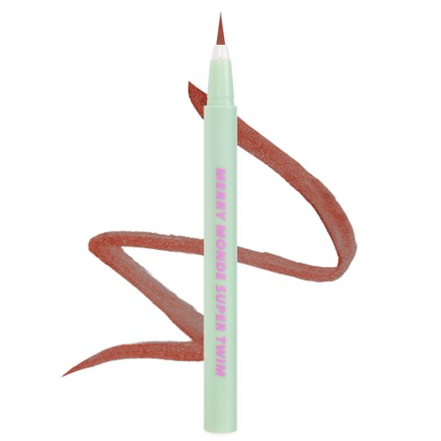 Super Trim Pen Eyeliner, 0.5g, 08 #Rosy Teardrop, 1pack