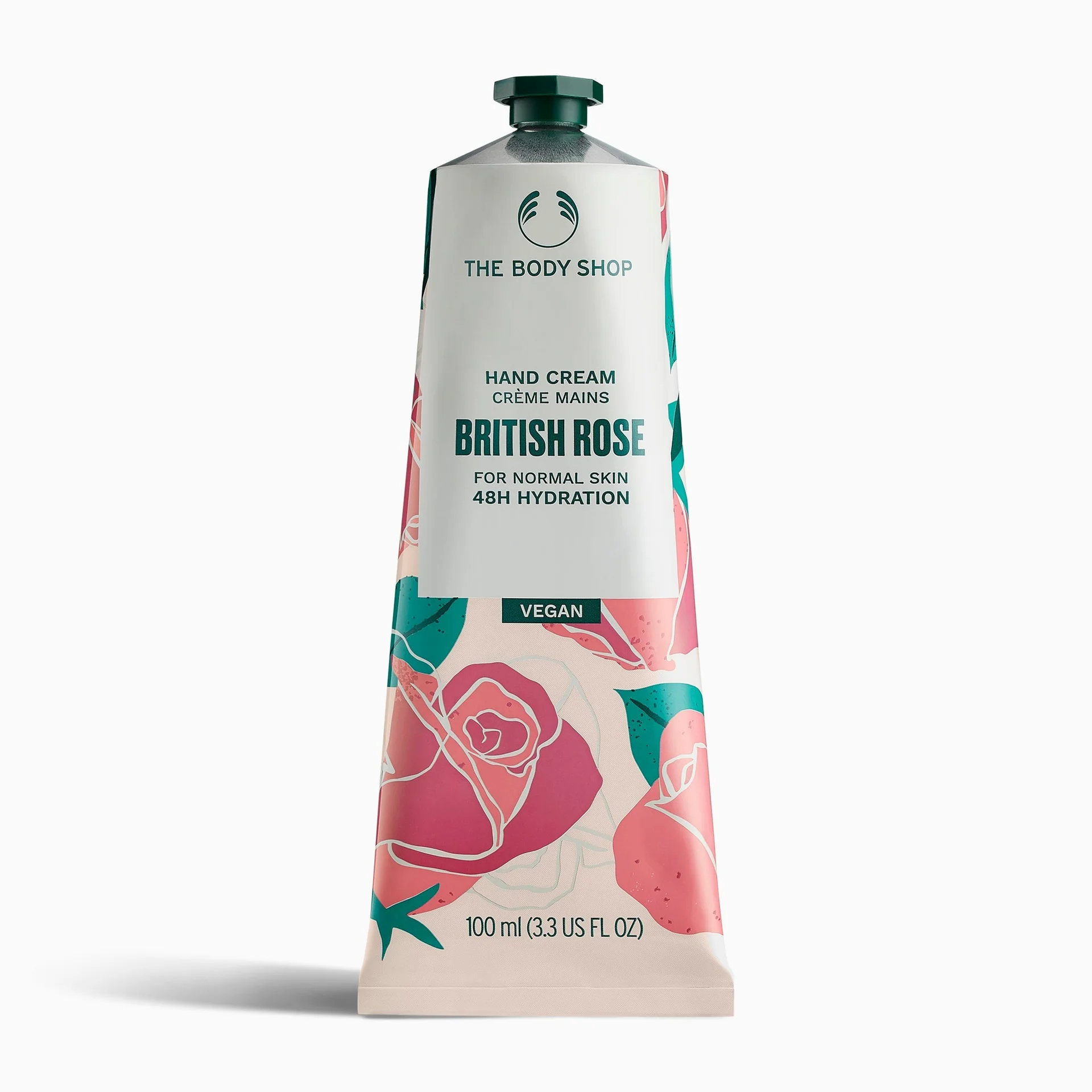 British Rose Hand Cream, 100ml, 1pack