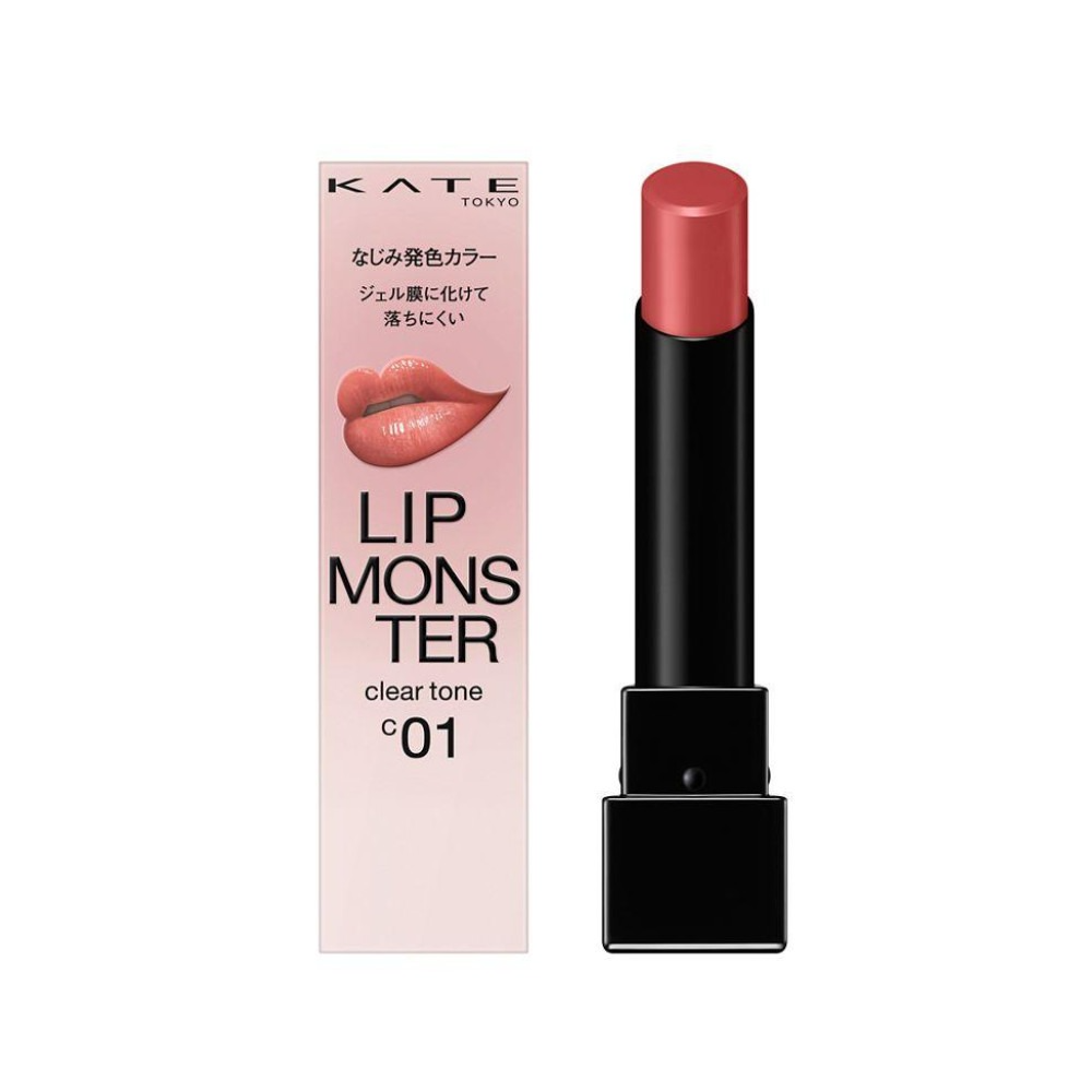 Lip Monster Clear Tone, 3g, C01 Flame Monster, 1pack - Image 1