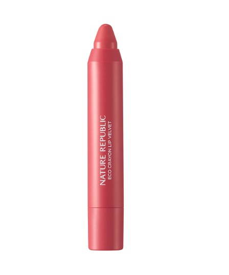 Eco Crayon Lip Velvet, 01 Angel Blush, 1pack