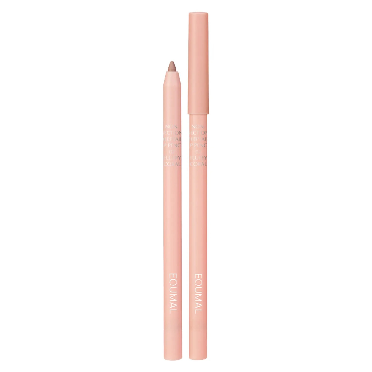 Non-Section Deeptail Lip Pencil, 0.4g, 02 Fluffy Coral, 1pack - Image 1