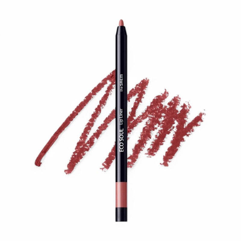 Eco Soul Lip Liner, 0.2g, PK01 Rose Garden, 1pack