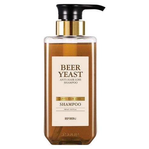 Deep Green J Soop Anti-Hair Loss Control Beer Yeast Shampoo, 500ml, 1pack - Image 1