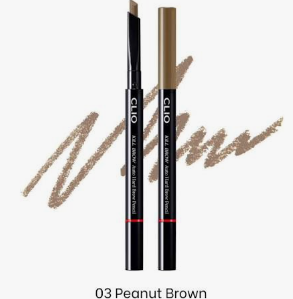 Kill Brow Auto Hard Brow Pencil, 0.31g, 03 Peanut Brown, 1pack