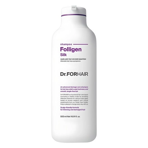 Folligen Silk Shampoo, 500ml, 1pack - Image 1