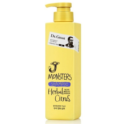 J Monsterz Scalp Purifying Shampoo [Herbal Citrus], 400g, 1pack
