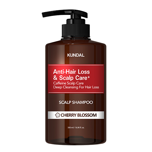 Anti-Hair Loss & Scalp Care Shampoo [Cherry Blossom], 500ml, 1pack